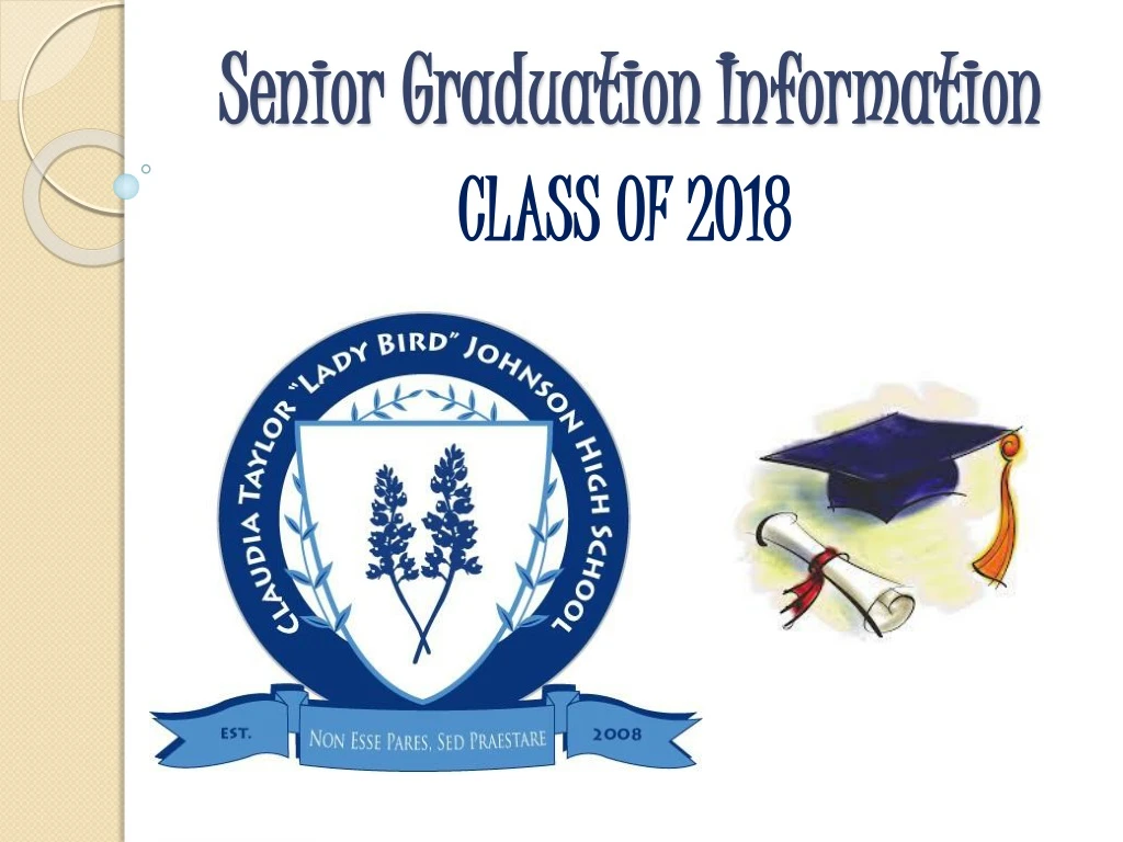 senior graduation information