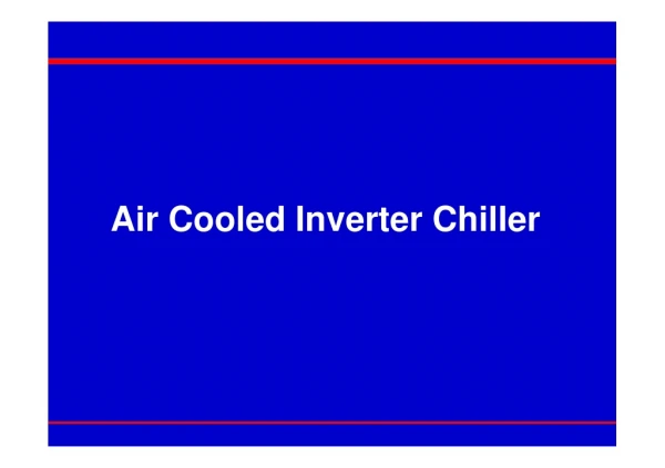 Air Cooled Inverter Chiller