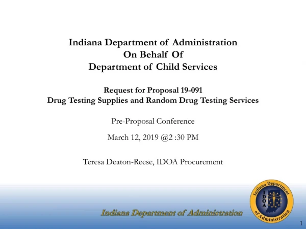 Indiana Department of Administration