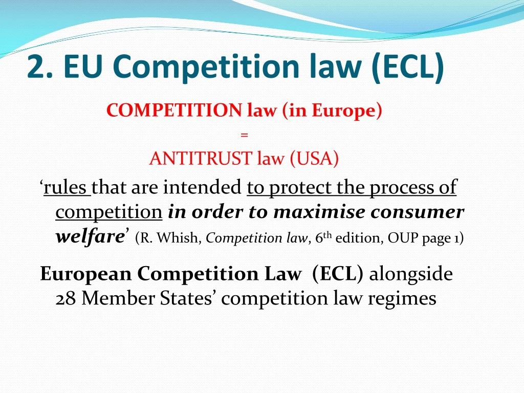 2 eu competition law ecl