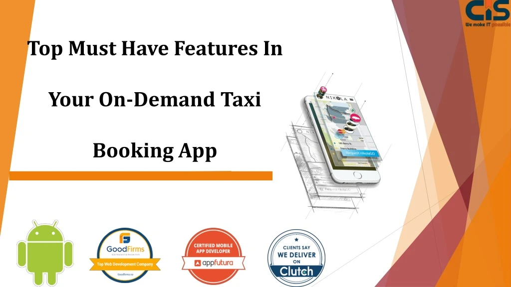 top must have features in your on demand taxi booking app
