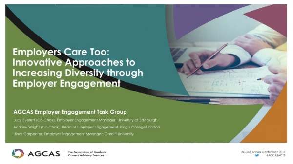 Employers Care Too: Innovative Approaches to Increasing Diversity through Employer Engagement
