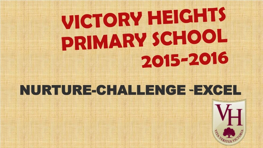 victory heights primary school 2015 2016