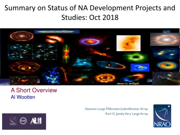 Summary on Status of NA Development Projects and Studies: Oct 2018