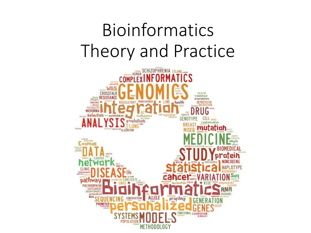 bioinformatics theory and practice