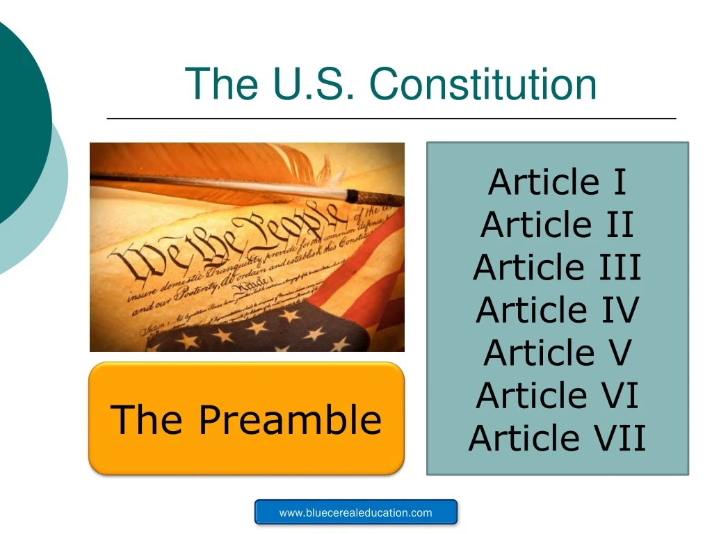 the u s constitution