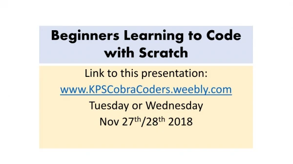 Students can learn Scratch without you getting in their way