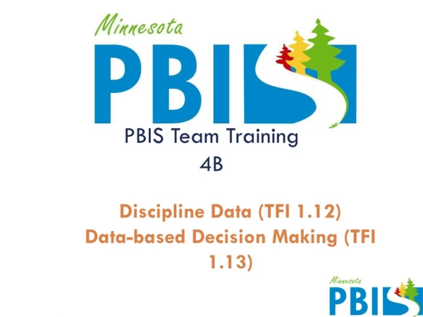 PBIS Team Training 4B