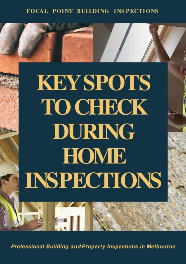 Key Spots to Check during Home Inspections