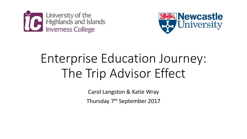 enterprise education journey the trip advisor effect