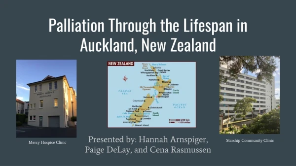 Palliation Through the Lifespan in Auckland, New Zealand