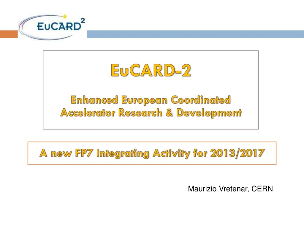 eucard 2 enhanced european coordinated