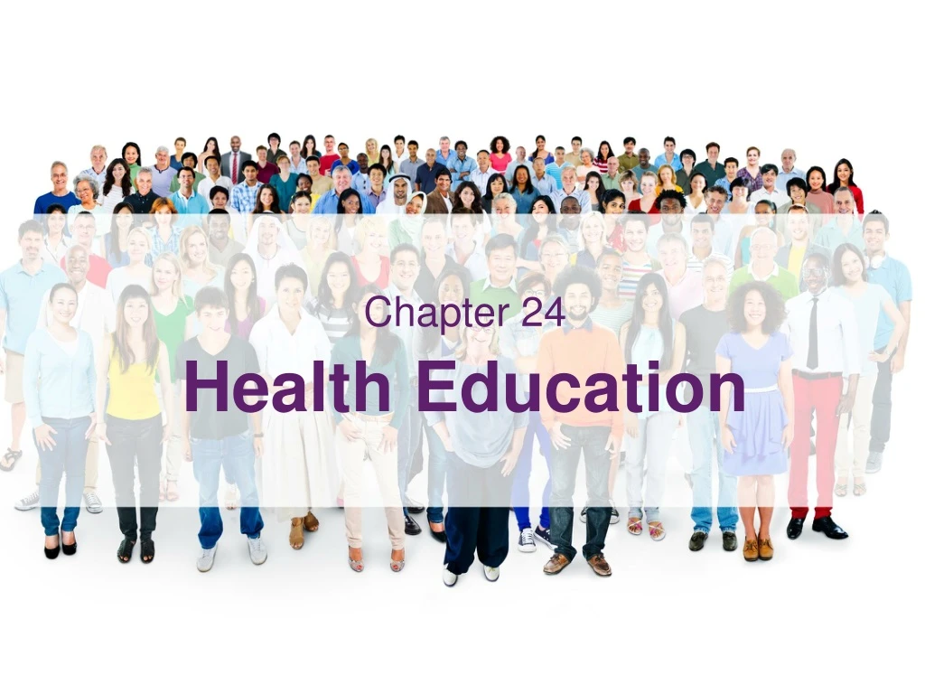 chapter 24 health education