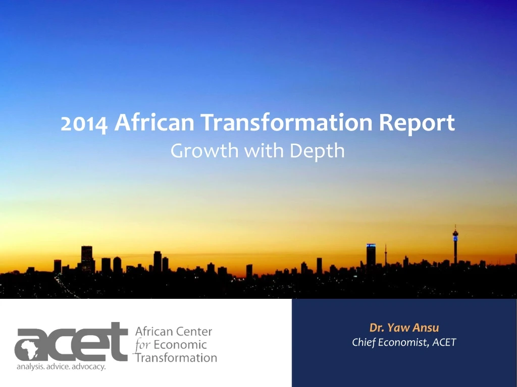2014 african transformation report growth with