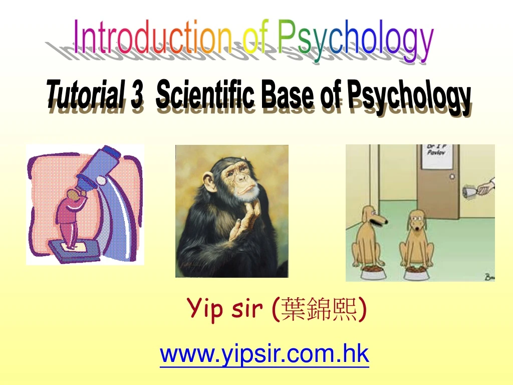 introduction of psychology