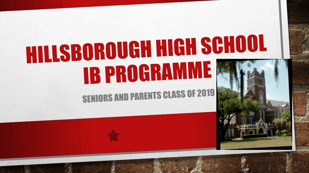 hillsborough high school ib programme