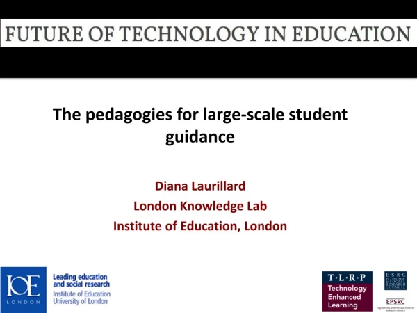 The pedagogies for large-scale student guidance