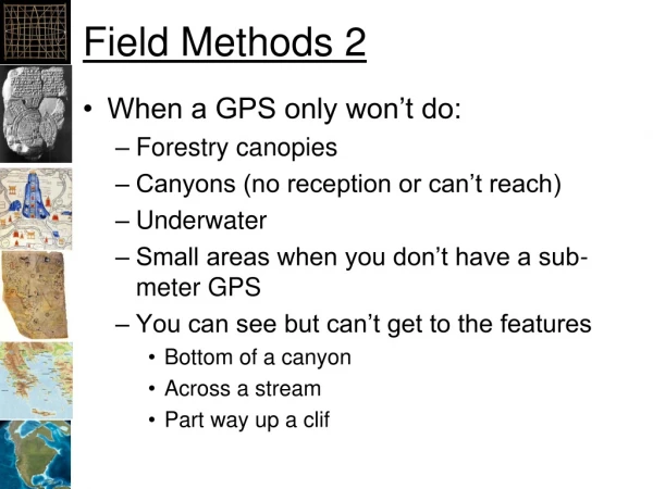 Field Methods 2