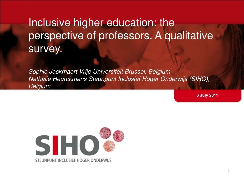 inclusive higher education the perspective