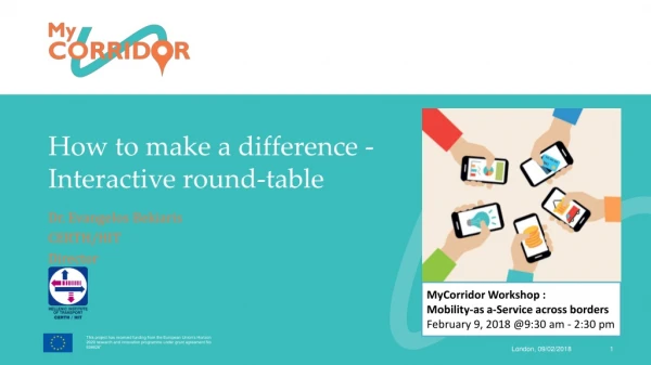 How to make a difference - Interactive  round-table