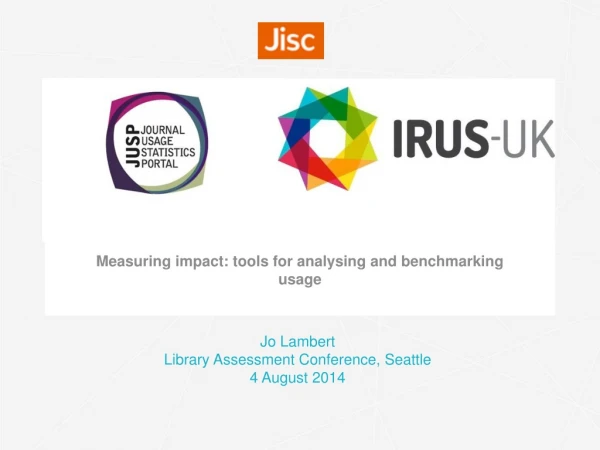 Measuring impact: tools for analysing and benchmarking usage