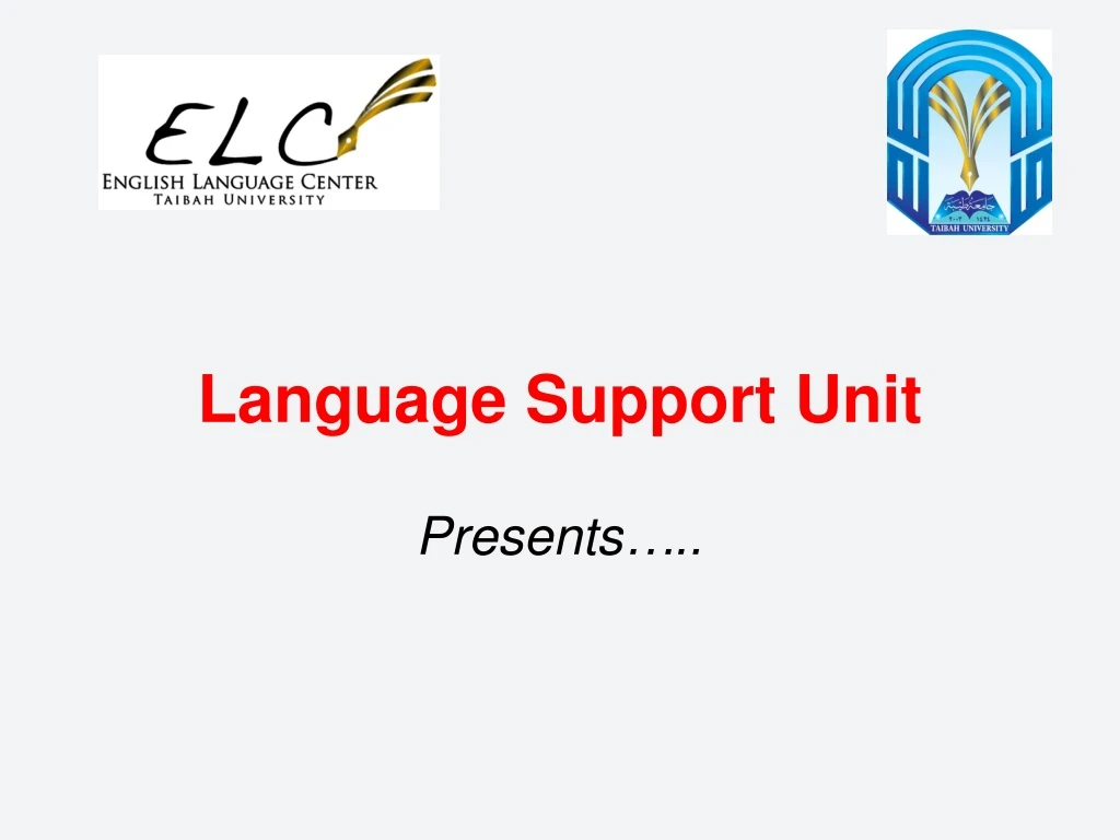 language support unit