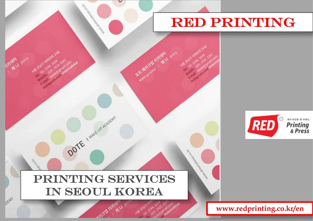 red printing