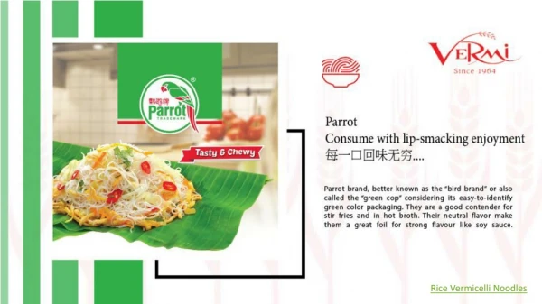 #1 Vermicelli Noodles Manufacturer Malaysia | Parrot Instant Vermicelli Noodles Halal Jakim Malaysia