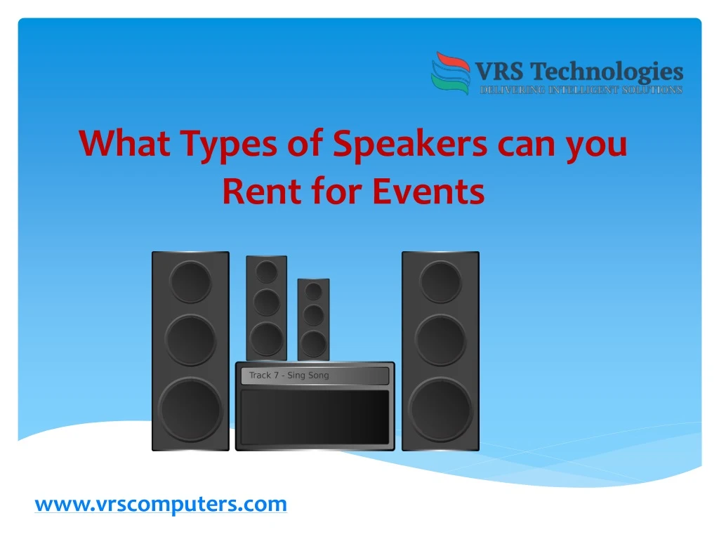 what types of speakers can you rent for events