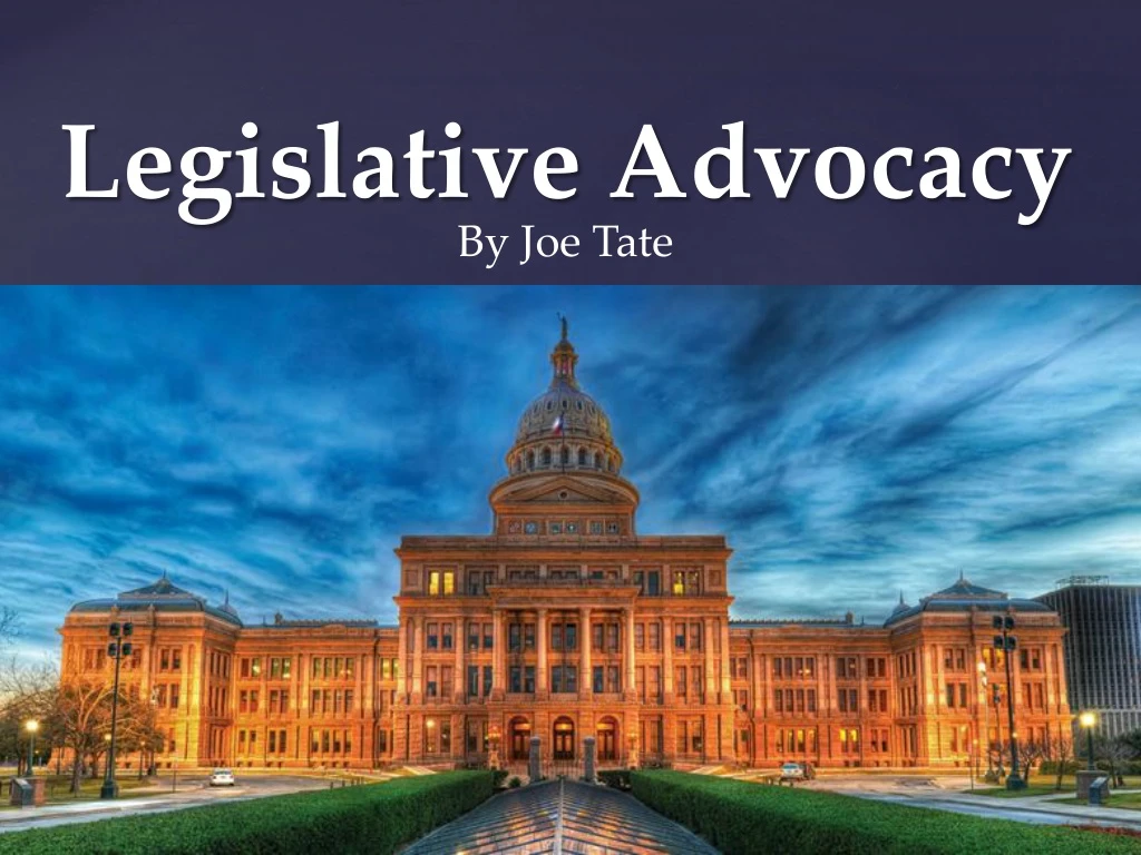 legislative advocacy