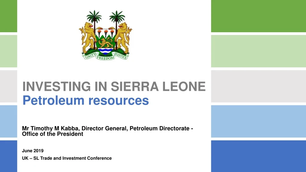 investing in sierra leone petroleum resources