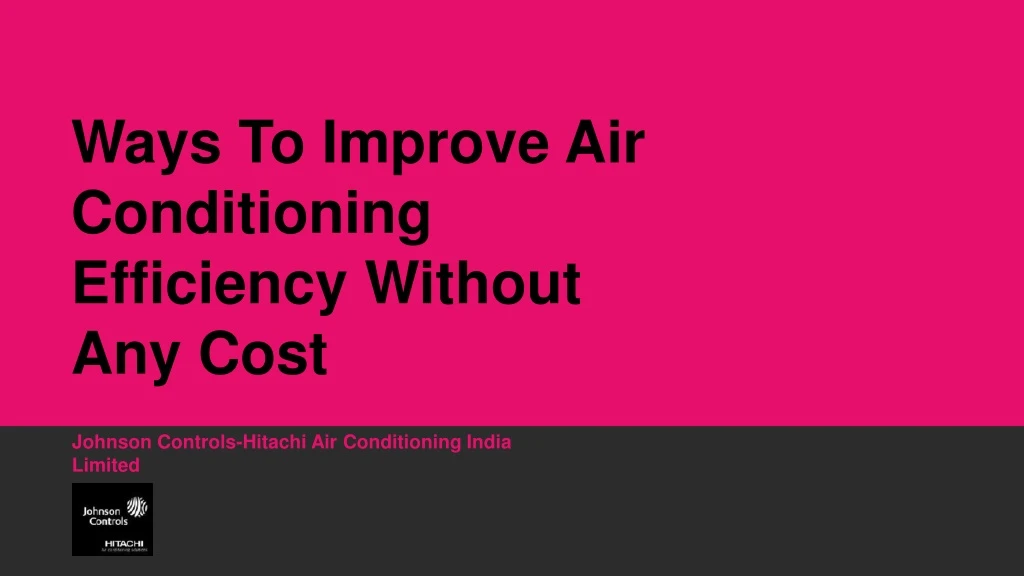 ways to improve air conditioning efficiency