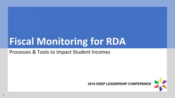 Fiscal Monitoring for RDA