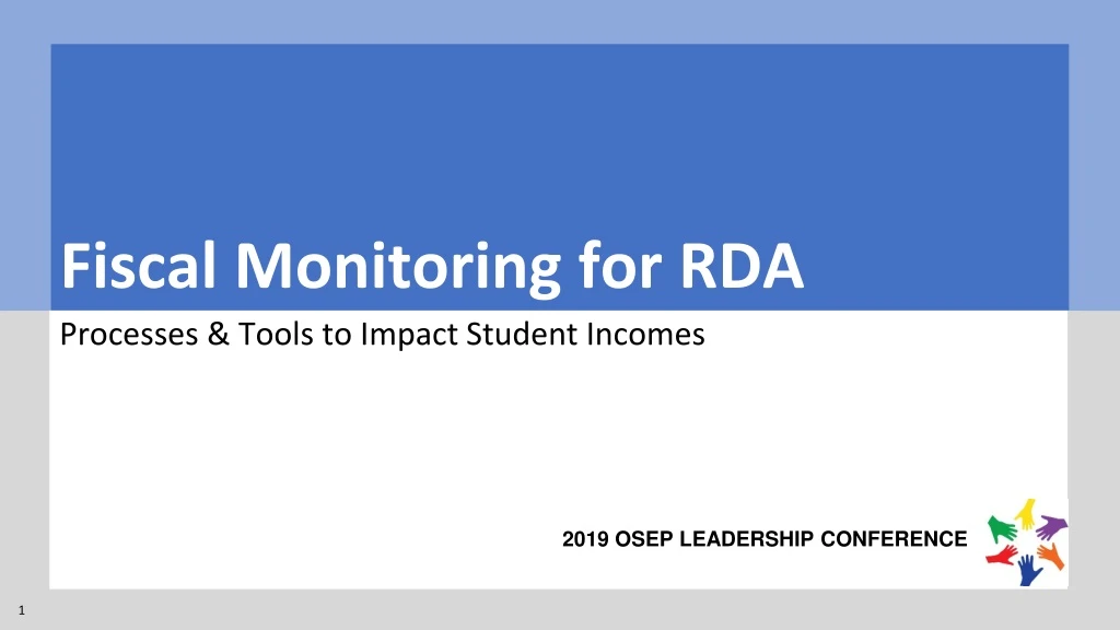 fiscal monitoring for rda