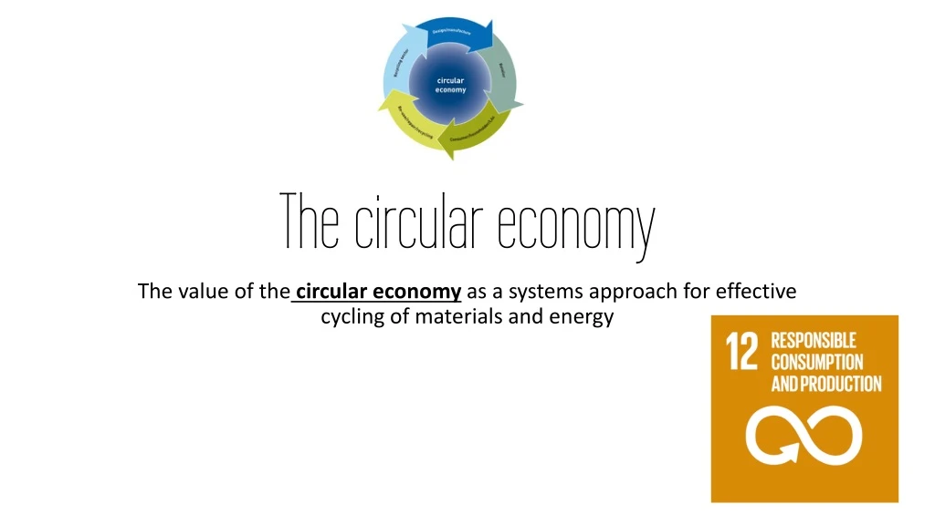 the circular economy