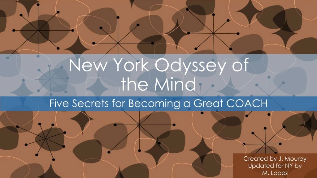 new york odyssey of the mind five secrets