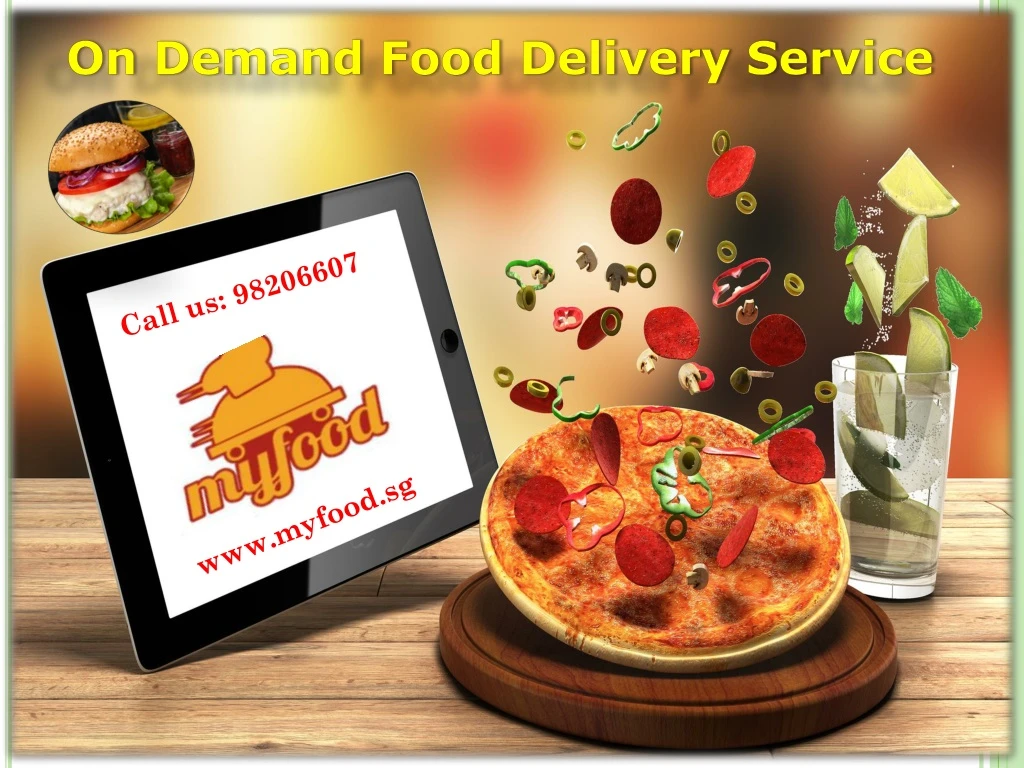 on demand food delivery service