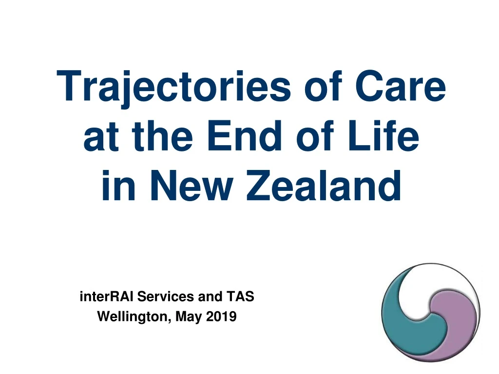 trajectories of care at the end of life in new zealand