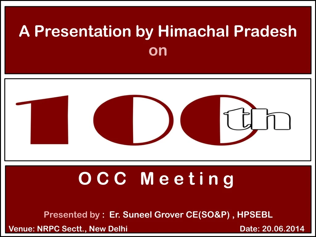 a presentation by himachal pradesh on