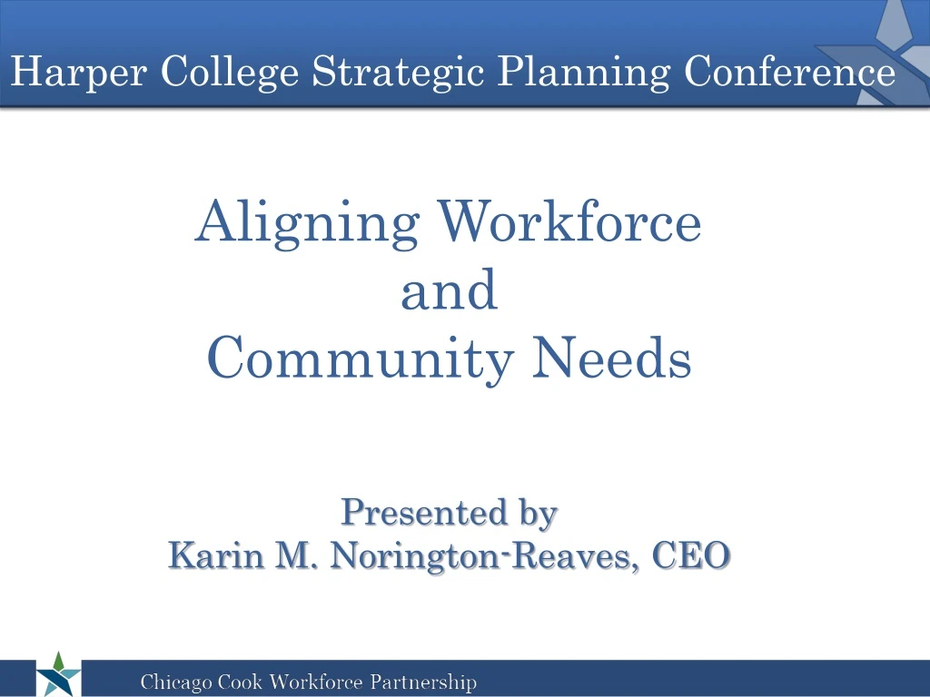 harper college strategic planning conference