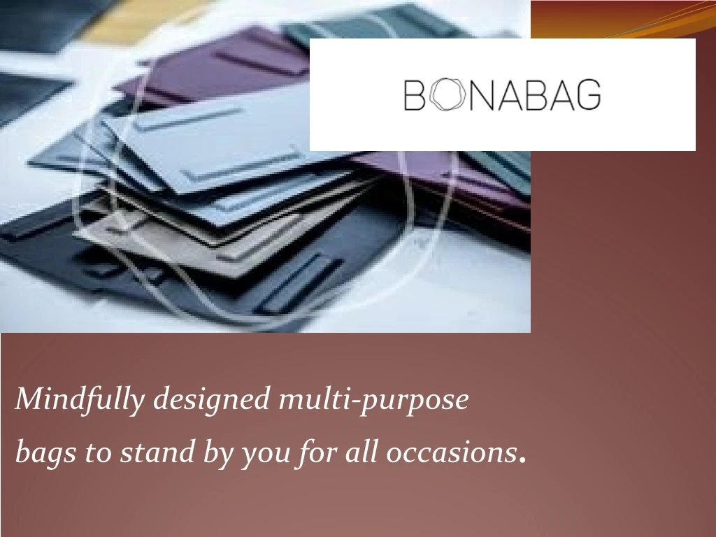 mindfully designed multi purpose bags to stand