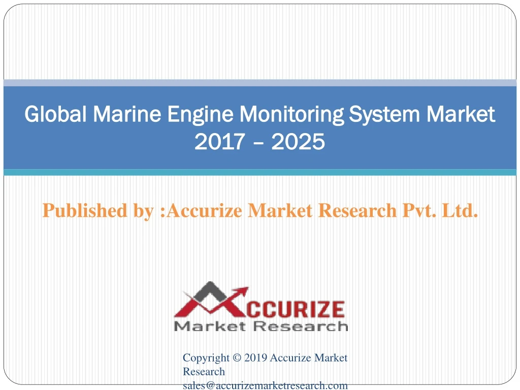 global marine engine monitoring system market 2017 2025