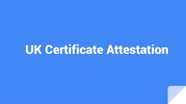 uk certificate attestation