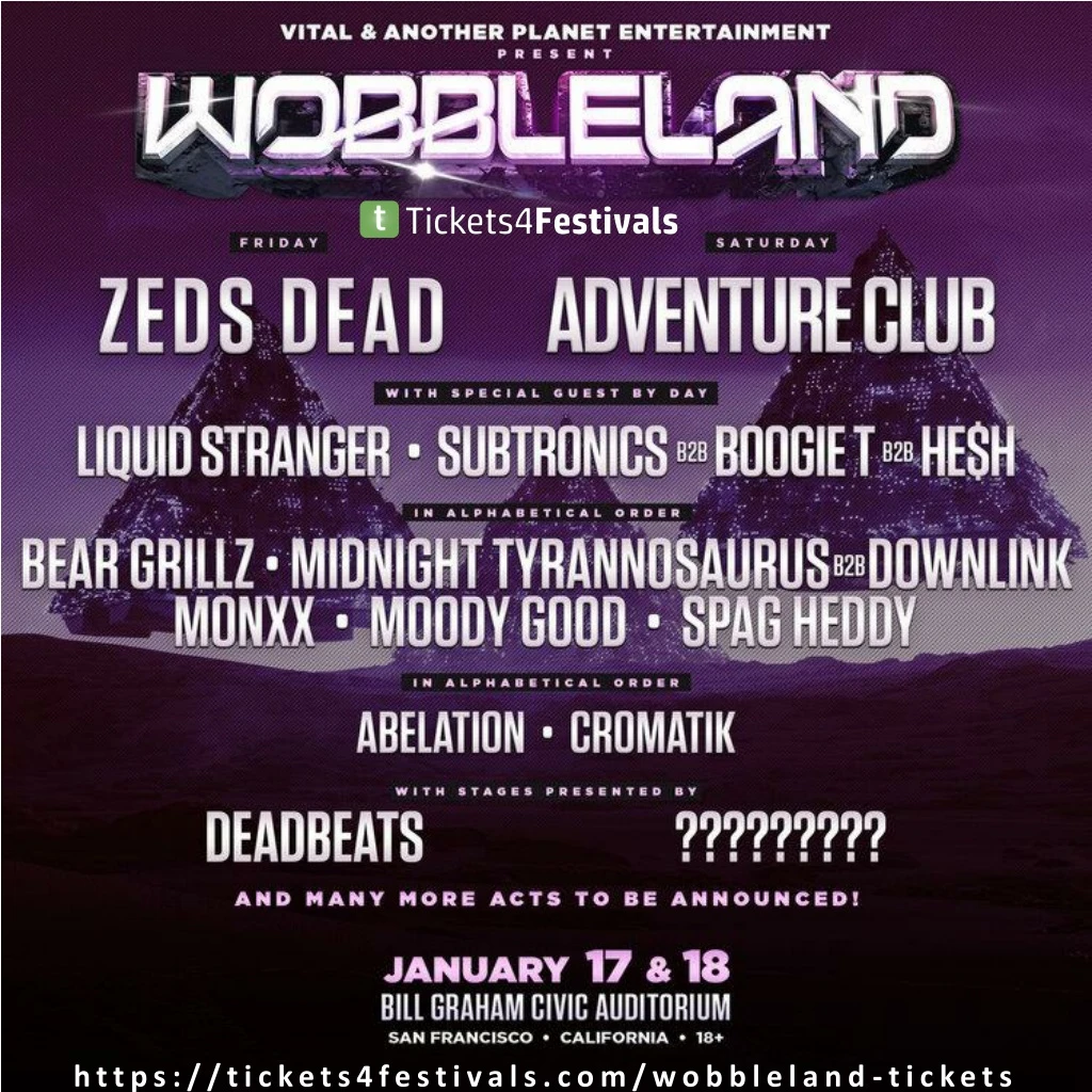 wobbleland 2020 lineup