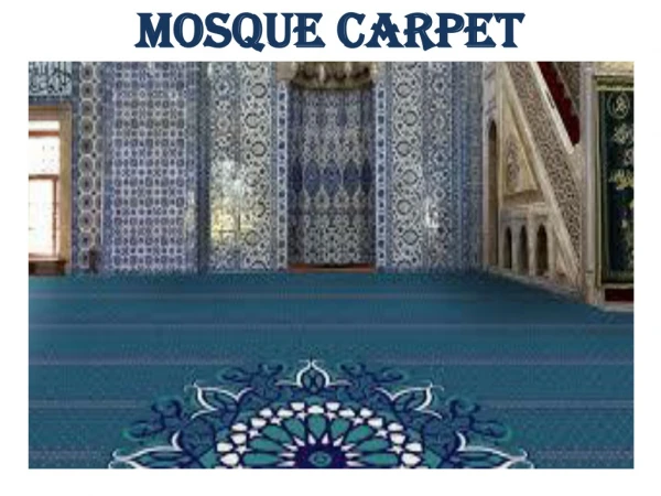 mosque carpet