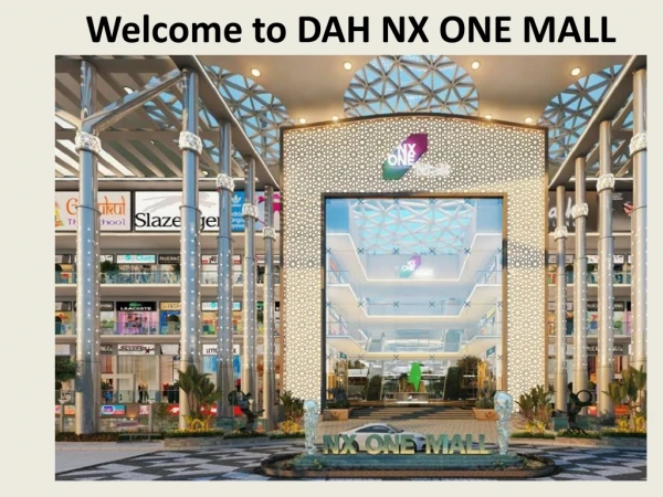 Largest NX ONE Mall in Noida West | Buy Commercial Office Space Noida