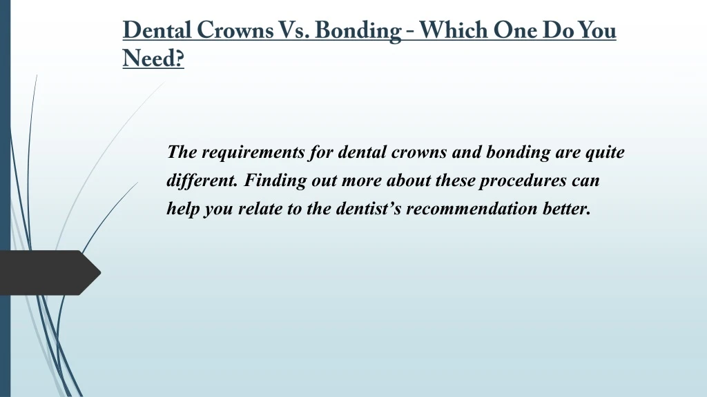 dental crowns vs bonding which one do you need