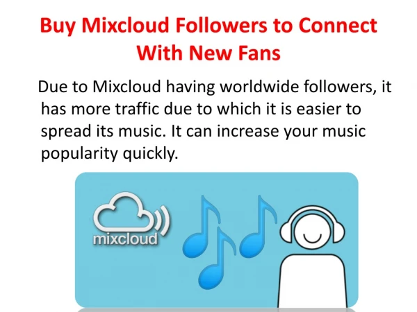 Buy Mixcloud Followers to Connect With New Fans