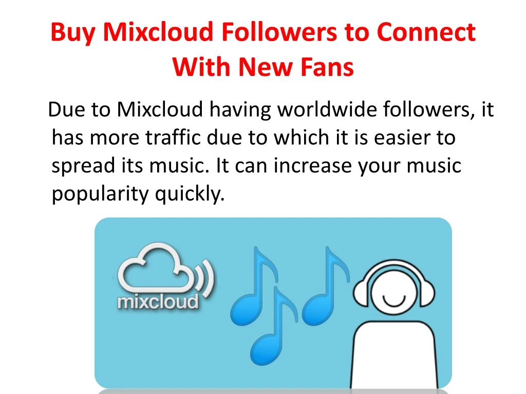 buy mixcloud followers to connect with new fans