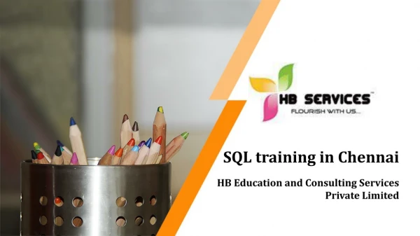 SQL training in Chennai